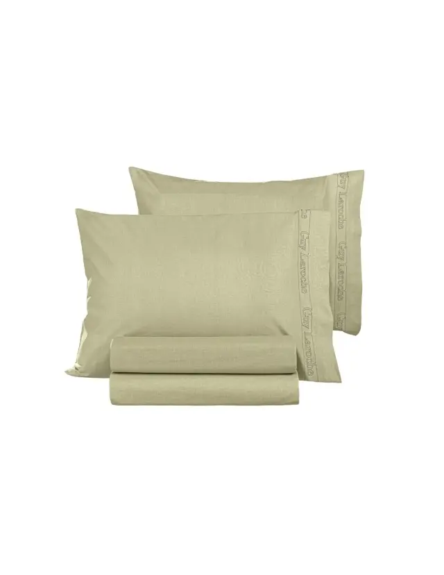 Σετ Μαξιλαροθήκες 2 Τεμαχίων Guy Laroche Color Plus Olive 50x70