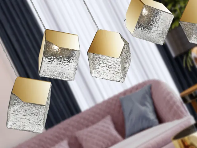 PRISCILA LAMP 5L GOLD φωτιστικό κρεμαστό Χρυσό 3