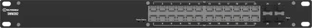 Teltonika SWM282 Industrial PoE managed switch, 24x GLAN, 4x SFP
