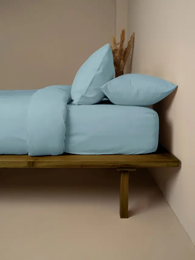 Παπλωματοθήκη Cotton Feelings 120 Sky Blue Μονή (170x250) Sunshine 2