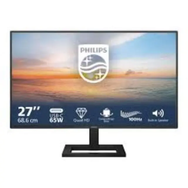 Philips 1000 series 27E1N1600AE/00 computer monitor 68.6 cm (27") 2560 x 1440 pixels Quad HD LCD Black