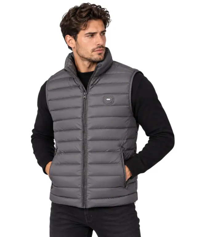 Cavalli Class - Ανδρικό Αμάνικο Μπουφάν Slim Fit WXT40BFT035-04500 Μπλε Ναυτικό 2