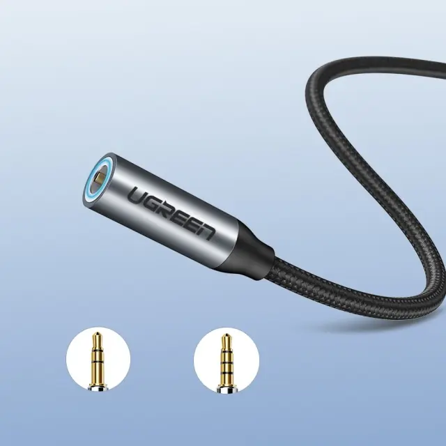 Ugreen Μετατροπέας USB-C male σε 3.5mm female Γκρι (30632) 3