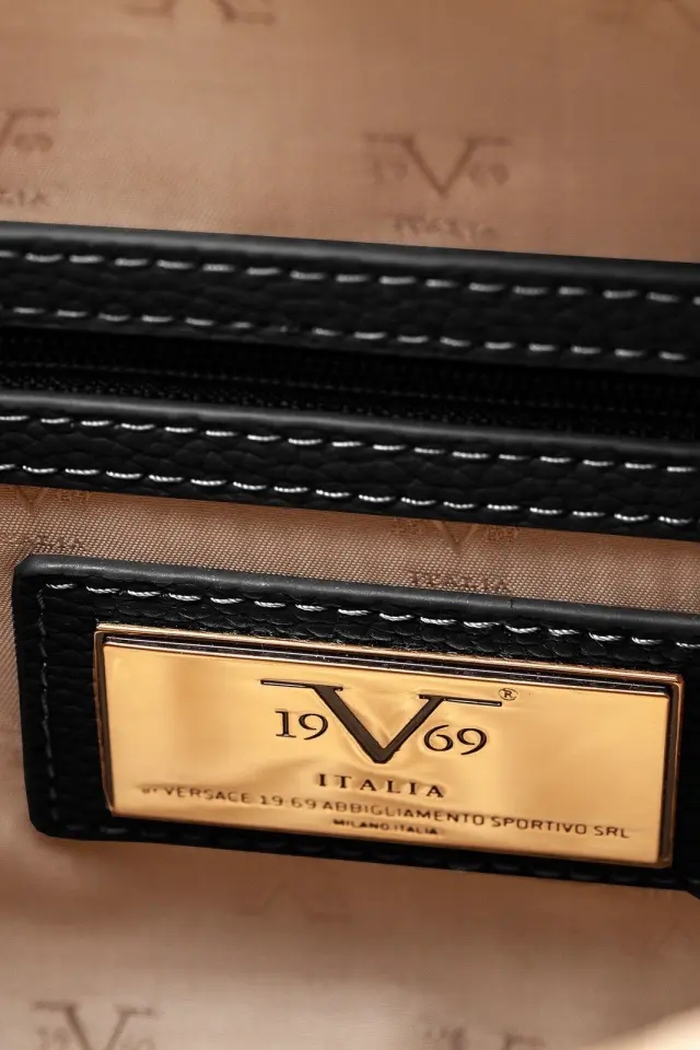 19v69 italia γυναικεια τσαντα χειρος VI20AI0024 - μαυρο 3
