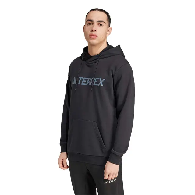 adidas Performance Men's Terrex Multi Large Logo Fleece Hoodie Μαύρο IZ3305 (adidas Performance)