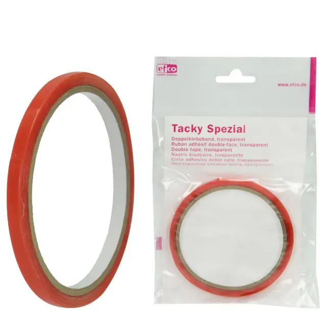 Efco Διάφανη Κολλητική Ταινία Διπλής Όψης 6mm, 10m
