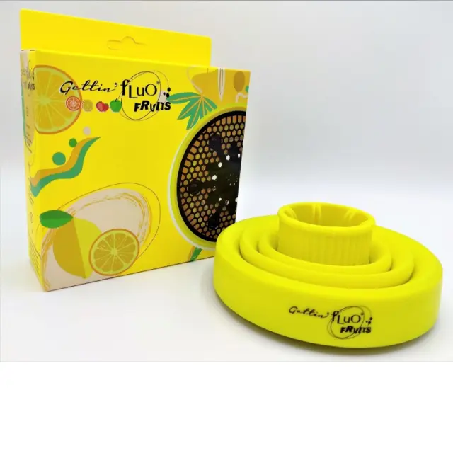 Gettin' Fluo Fruits Φυσούνα Σιλικόνης Λεμόνι 3