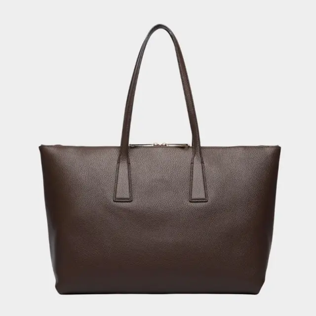 Furla - Γυναικεία Δερμάτινη Τσάντα Ώμου/Χειρός Olivia L Tote WB01940-HSF000-4284S Καφέ 3