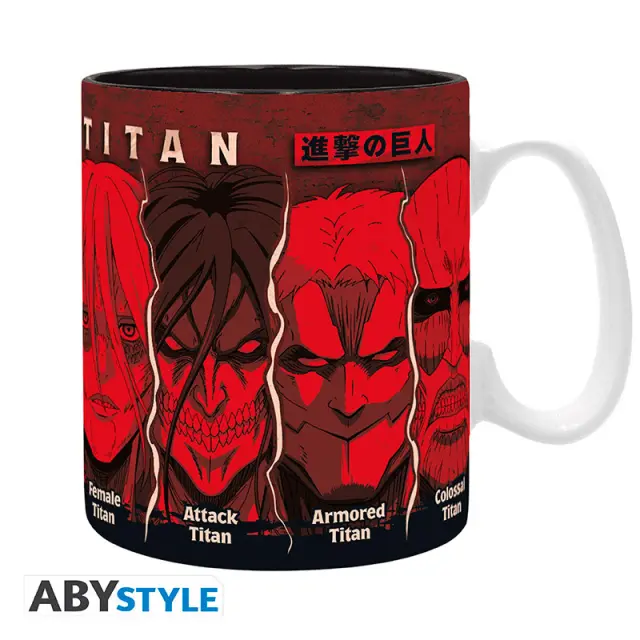 Κούπα κεραμική ATTACK ON TITAN - Mug - 460 ml - All Titans ABYMUGA676