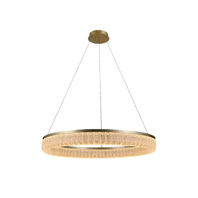 ΚΡΕΜΑΣΤΟ ΦΩΤΙΣΤΙΚΟ ACA HM251488G ΧΡΥΣΟ LED 60W 2700K-3000K-4000K IP20 D80XH120CM / HM251488G