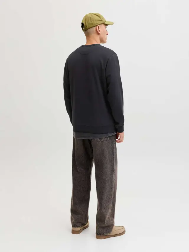 JORBLEECKER BRANDING SWEAT CREW BF Black 2