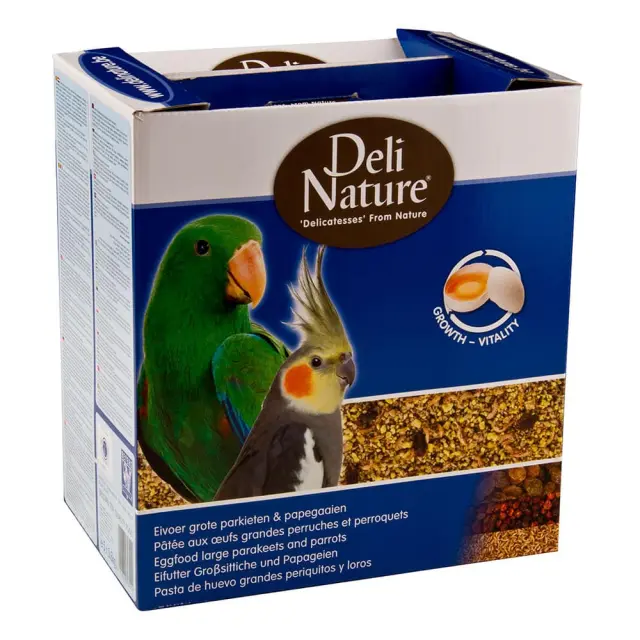 Deli Nature Eggfood Large Parakeets and Parrots Moist 1kg 2