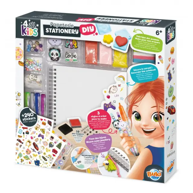 Buki France DIY Stationery Σετ Δημιουργίας & Διακόσμησης Γραφικής Ύλης (6+ ετών) FK025