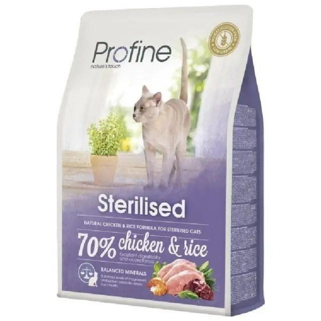 Profine Sterilised Ξηρά Τροφή Στειρωμένης Γάτας με Κοτόπουλο 2kg