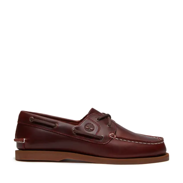 Γυναικεία Δερμάτινα Μοκασίνια Timberland Classic Boat TB0A2Q9XEIW Burgundy Gull Grain Καφέ - 37