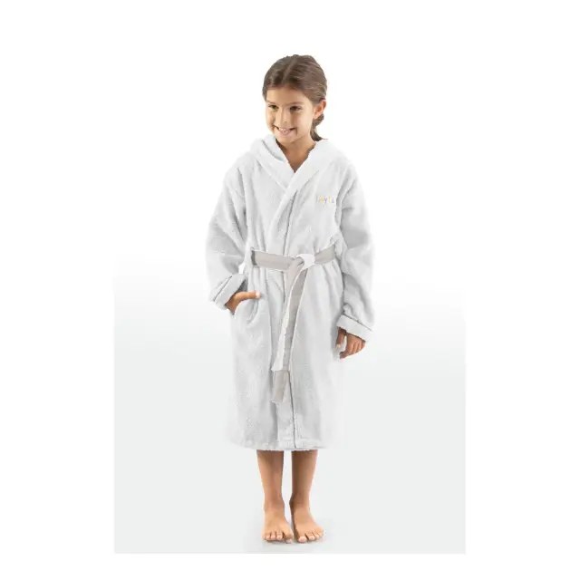 Παιδικό Μπουρνούζι Kiddies White Guy Laroche για ετών 10-12