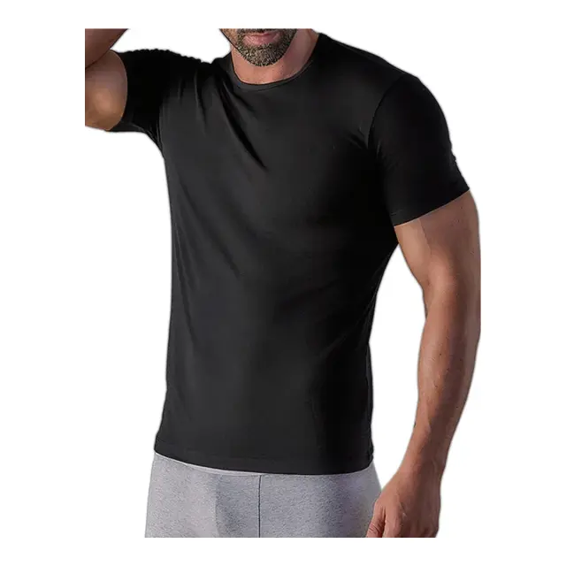 FMS Ανδρικό T-Shirt Κοντό Μανίκι Εφαρμοστό, Χρώμα Μαύρο - 2XL 3