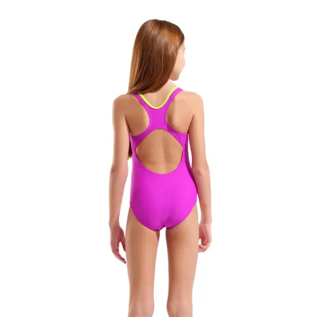 Arena Girl's Detail Swim Pro Back Swimsuit Φούξια 011743-960 (Arena) 2