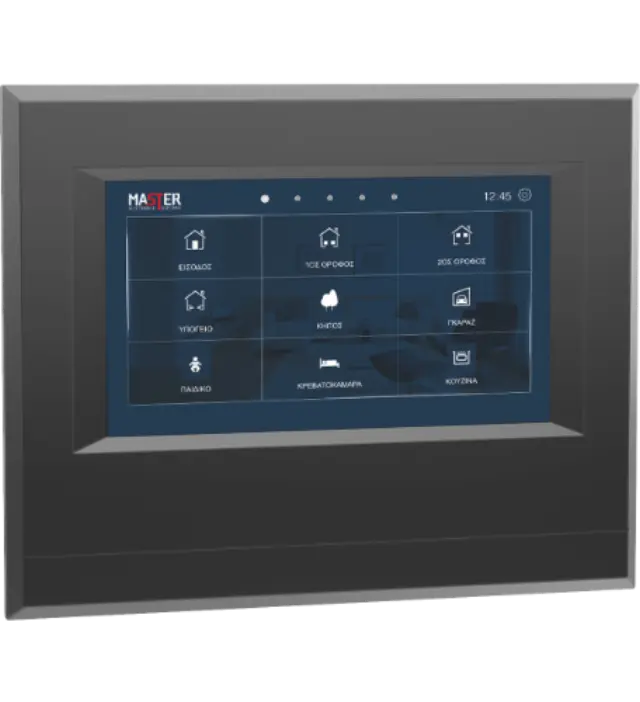 SD-LCD/C ΧΕΙΡΙΣΤΗΡΙΟ TOUCH 7" (ETHERNET /Wi-Fi) ΑΝΘΡΑΚΙ MASTER ELECTRIC