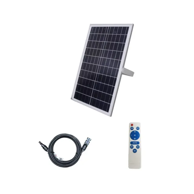 Aca Light LED SMD ΠΡΟΒΟΛΕΑΣ ΜΕ ΦΩΤΟΒΟΛΤΑΙΚΑ ΠΑΝΕΛ 60W 6000K IP66 120° Ra70 2