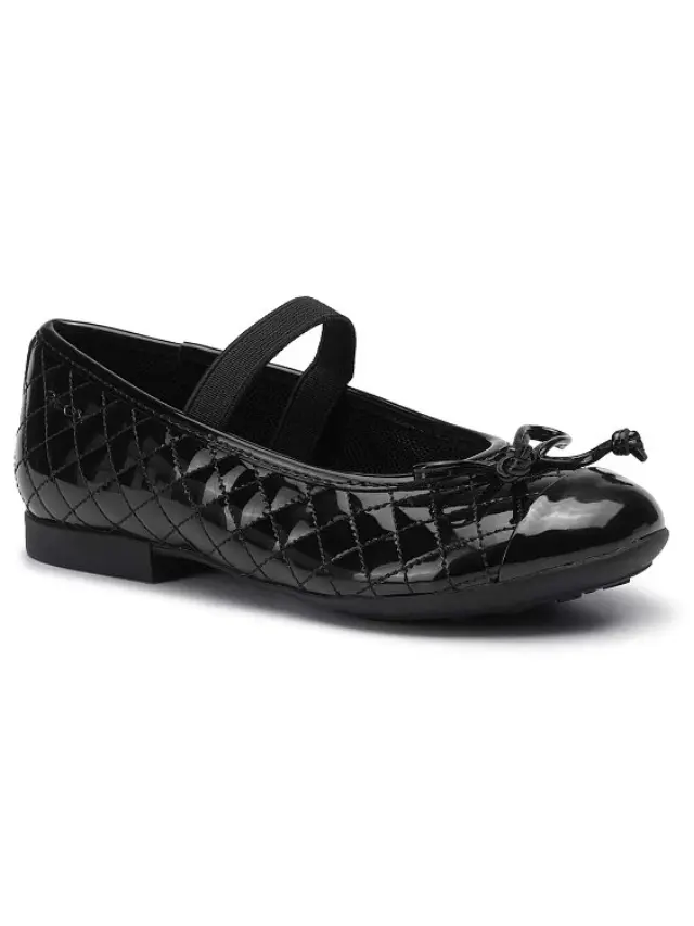Παιδικές Μπαλαρίνες Geox J Plie' για Κορίτσια Black (Μεγέθη 26-36) ΜΑΥΡΟ 2