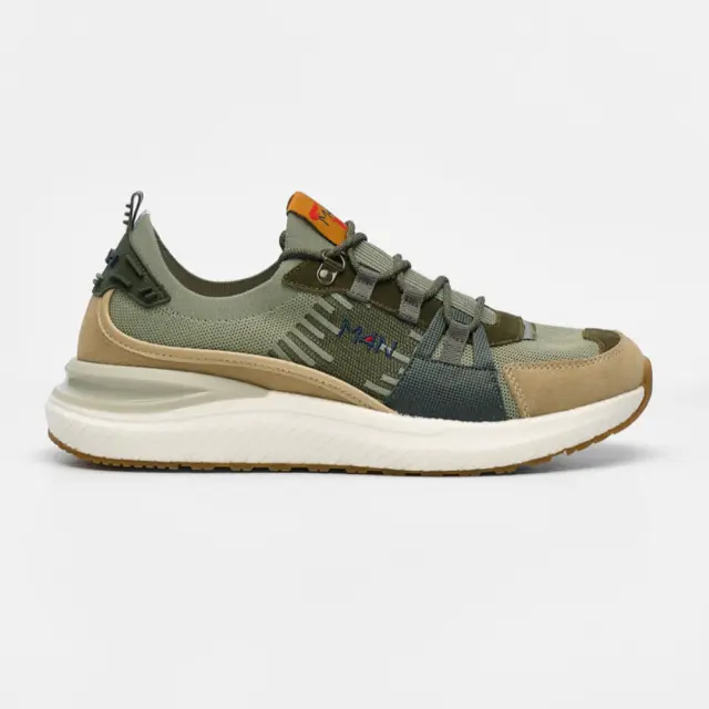 Comart Sneakers Ανδρικό ύφασμα/δέρμα Πράσινο M4N/6048 SALVIA - 44