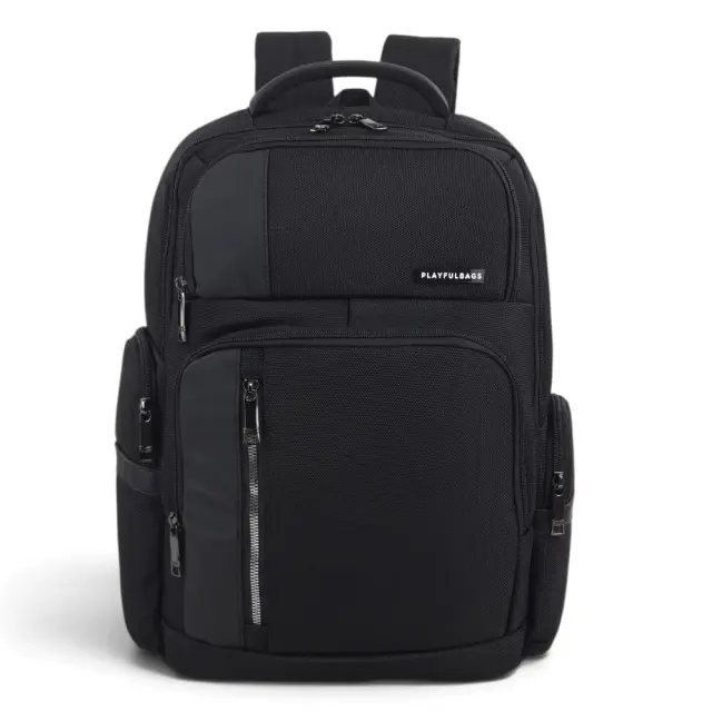 Επαγγελματικό Σακίδιο Πλάτης Laptop 15,6" PLAYFULBAGS PS186-03 46x34x20cm Μαύρο