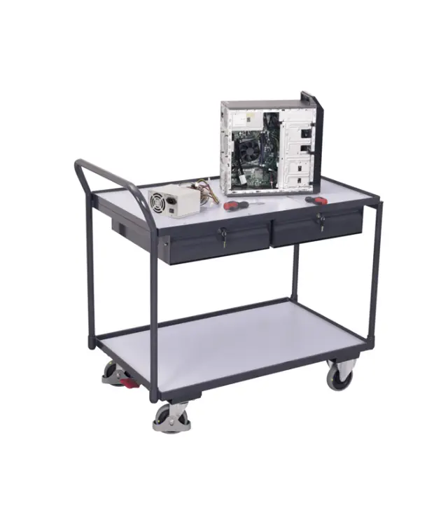 Variofit sw-600.959 Πάγκος Εργασίας Φορητός 2 Επιπέδων για Φορτίο Βάρους ως 250kg