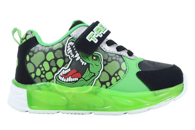 Παιδικό Παπούτσι για Αγόρι Disney Sport Shoe Tpr with Lights Dinosaur (Μεγέθη 24-31) ΠΡΑΣΙΝΟ