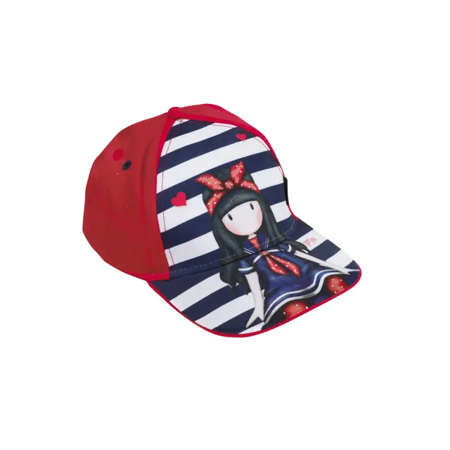 Καπέλο Παιδικό Jockey One Size Υφασμάτινο Das Kids Santoro 5810 Blue-White-Red 2