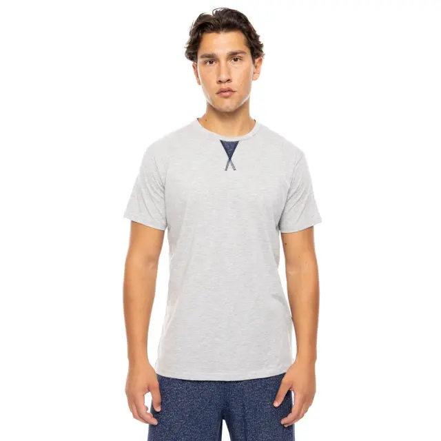 Ανδρική Πυτζάμα S-M568 Deep Blue Grey Ulisse 3