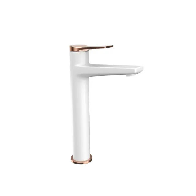 Μπαταριά Νιπτ. KARAG ANDARE WNW168B73PΗ-RG BIANCO/ROSE GOLD υψηλή