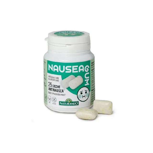 Nausea Gum Τσίχλες Κατά Ναυτίας Γεύση Φρούτων 25 Τσίχλες