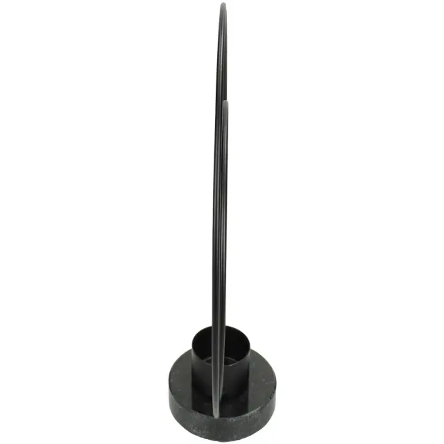 Κηροπήγιο Μαύρο Μέταλλο 21x8.5x23cm 2