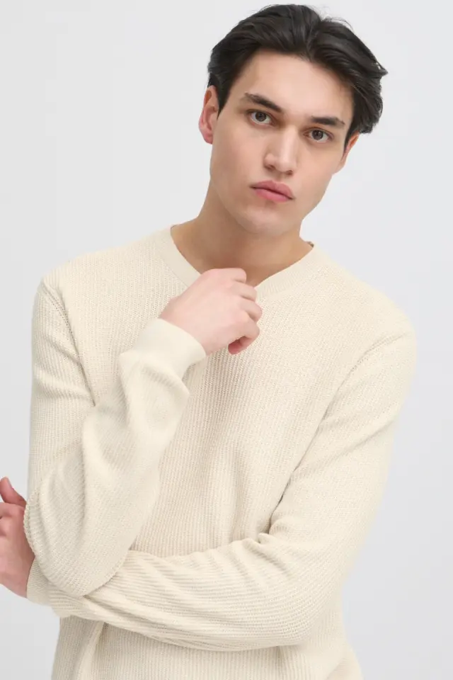 Casual Friday Ανδρικό Πλεκτό 20505640 – Off-White - XL 3