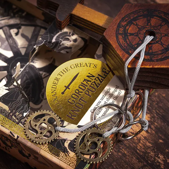 Myths and Legends Alexander the Greats Gordion Knot Puzzle / ML-04 (Μαθηματική Βιβλιοθήκη) 3