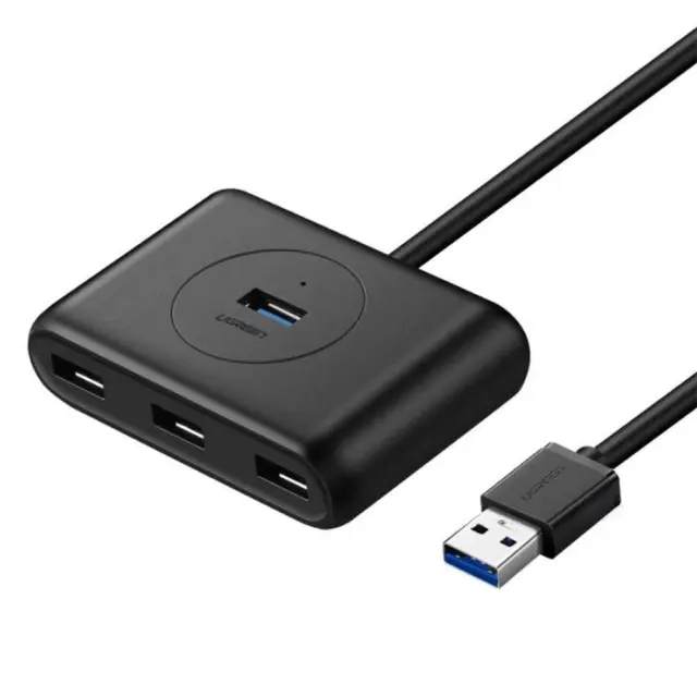 Ugreen USB 3.0 Hub 3 θυρών με σύνδεση USB-A / Ethernet 2