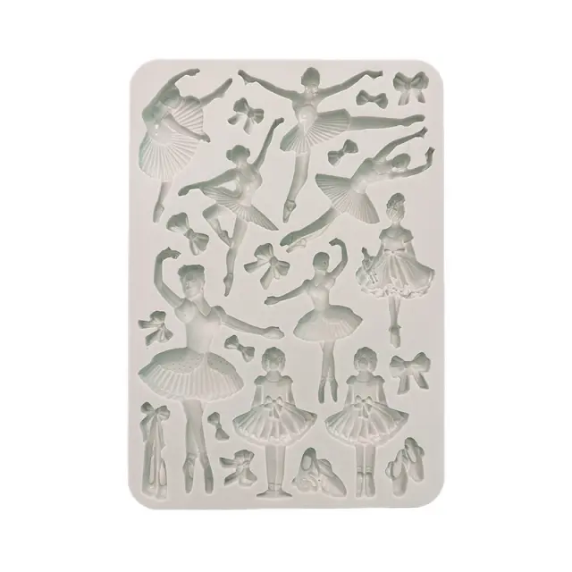 Καλούπι σιλικόνης A5, 15×21cm, Stamperia, The Nutcracker, Ballet