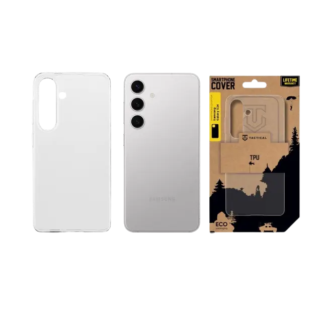 Tactical TPU Cover for Samsung Galaxy S24 Transparent 3