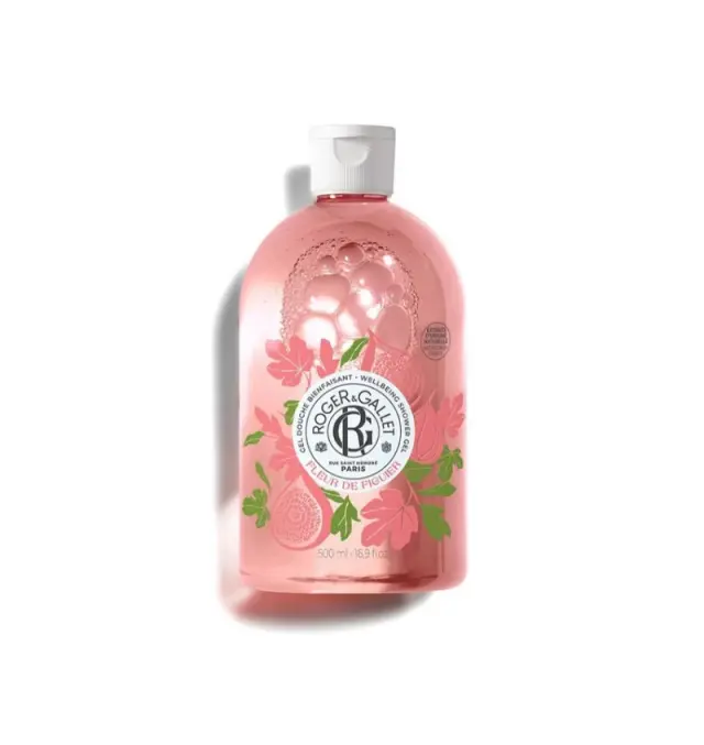 Roger & Gallet Wellbeing Shower Gel Fleur de Figuier 500 ml – Αναζωογονητικό Αφρόλουτρο με Σύκο & Aloe Vera