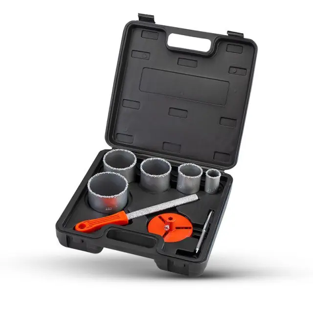 Bormann Pro BHT4580 – Σετ ποτυροτρύπανα δομικών υλικών καρβιδίου, 8τεμ, 33-83mm (055044) 2