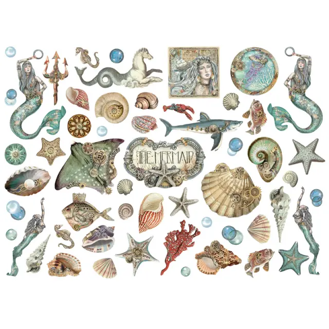 Die Cuts Stamperia, Songs of the Sea, Marine Creature 2