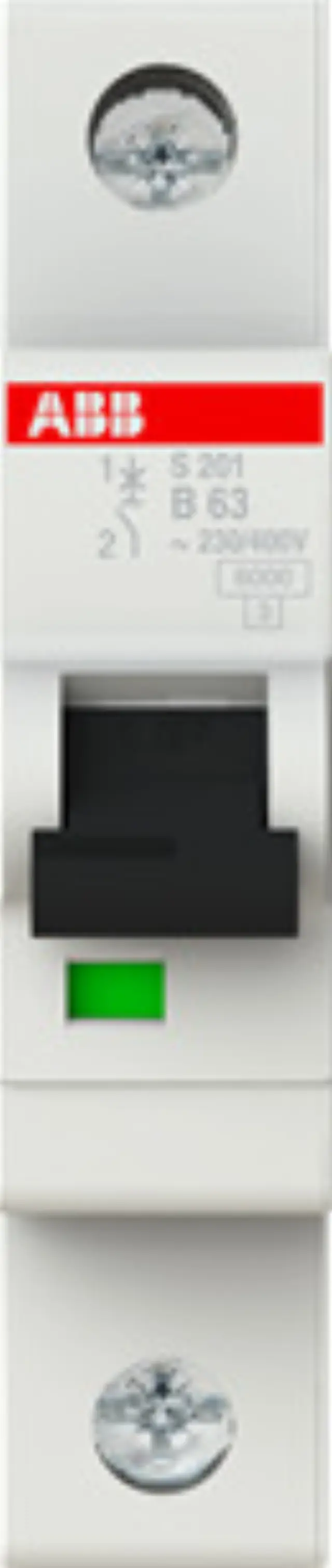 S201-B63 Miniature Circuit Breaker - 1P - B - 63 A