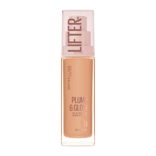 Maybelline Lifter Plump & Glow SPF15 Foundation Makeup 30ml - 119