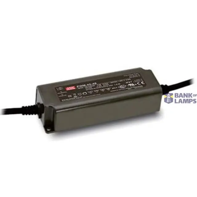 AC-DC Single output LED driver Constant Voltage (CV); PWM output for LED strips; Output 24Vdc at 1.67A; Dimming with 0-10Vdc or PWM; IP67 40W
