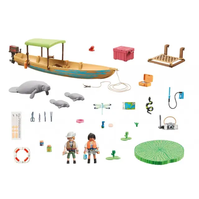 Playmobil Wiltopia: Εκδρομή με Ποταμόπλοιο στον Αμαζόνιο (71010) 3
