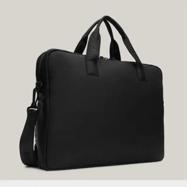 Tommy Hilfiger - Ανδρικός Χαρτοφύλακας Monotype Laptop Bag AM0AM12482-BDS Μαύρο 2
