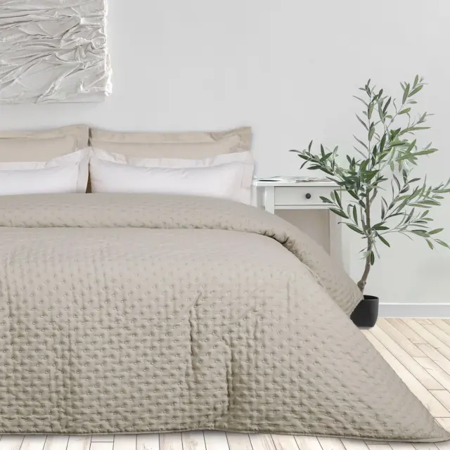 Παιδικό κουβερλί μονό Das Home Happy 9652 160x240 Γκρι Μπεζ Ανοιχτό