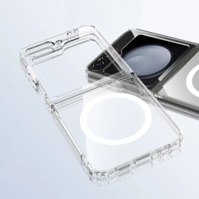 Tech-protect Flexair Hybrid Magsafe Galaxy Z Flip 6 / 7 Fe Clear 2