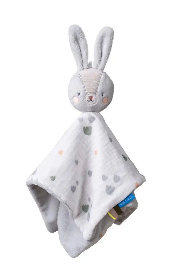 Taf Toys Bunny Blankie Πανάκι Παρηγοριάς Βαμβακερό Grey